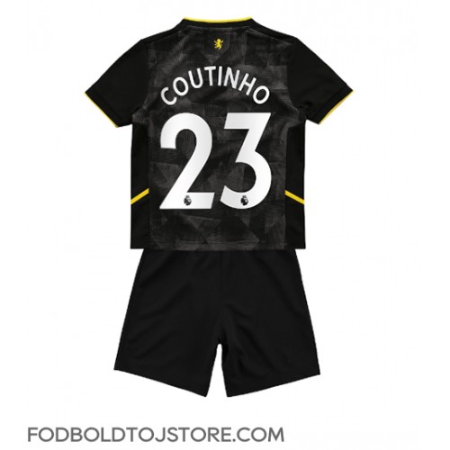 Aston Villa Philippe Coutinho #23 Tredje sæt Børn 2022-23 Kortærmet (+ Korte bukser)